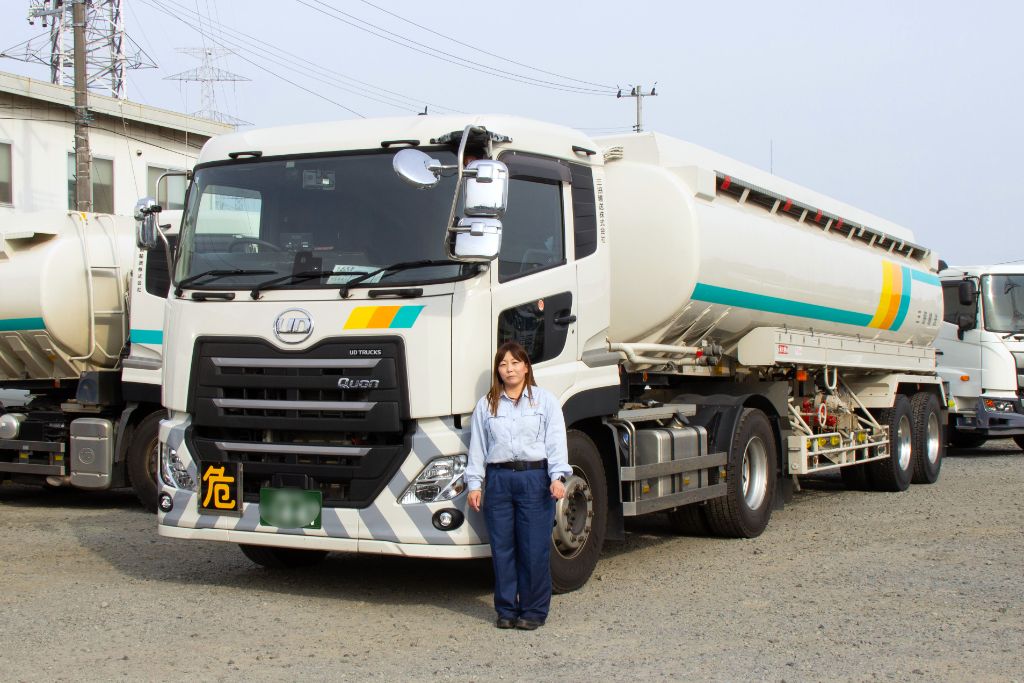 女性ドライバーが活躍中